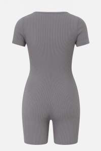 Casual Athleisure Customizable Stretch Bodysuit: Comfortable & Body-Shaped Fit OEM, ODM, OBM